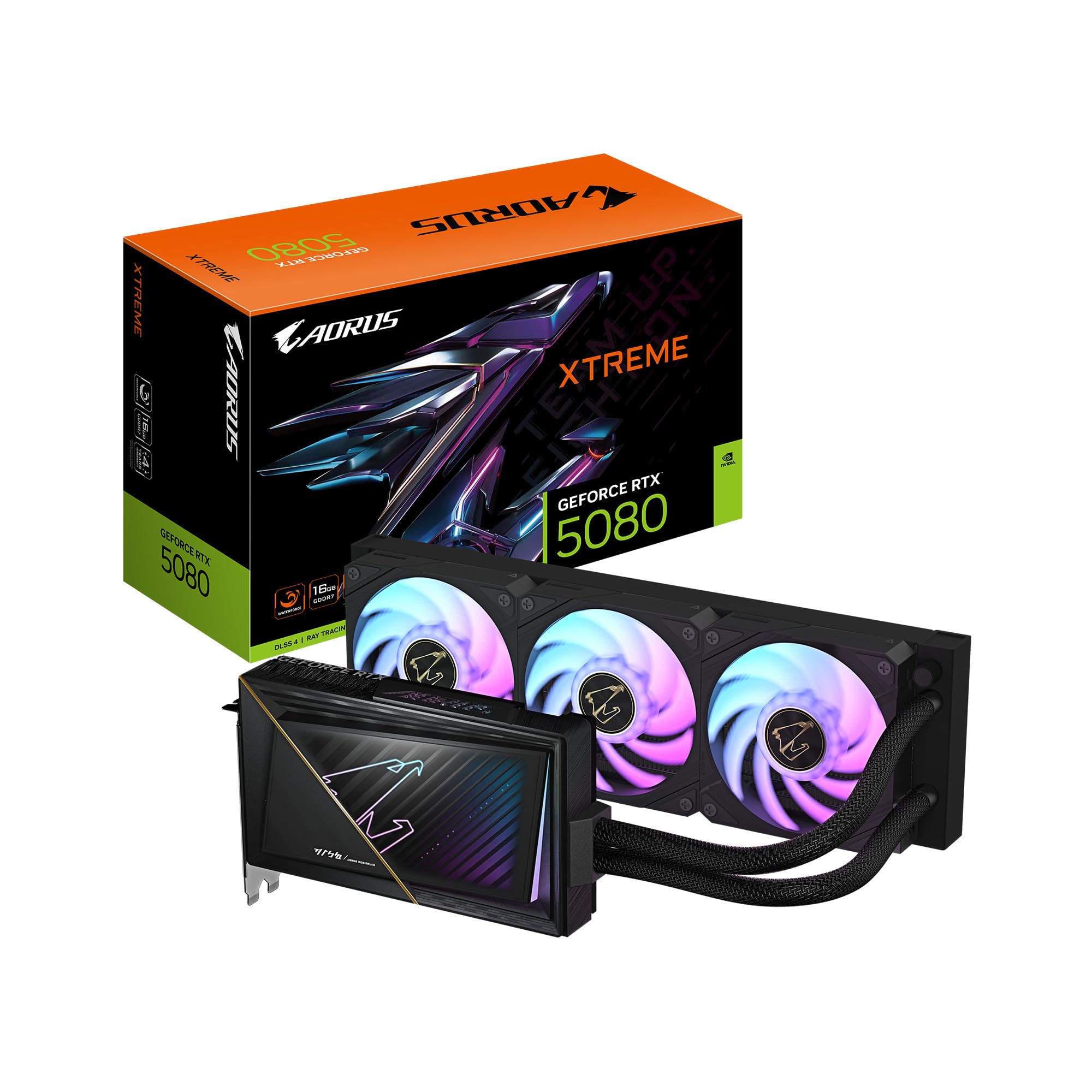 Tarjeta de Video AORUS XTREME WATERFORCE GeForce RTX 5080 OC Edition 16GB