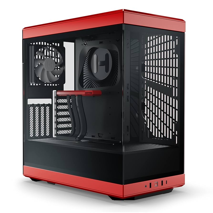 Gabinete HYTE Y40 S-Tier Aesthetic Case- ATX- Negro/Rojo