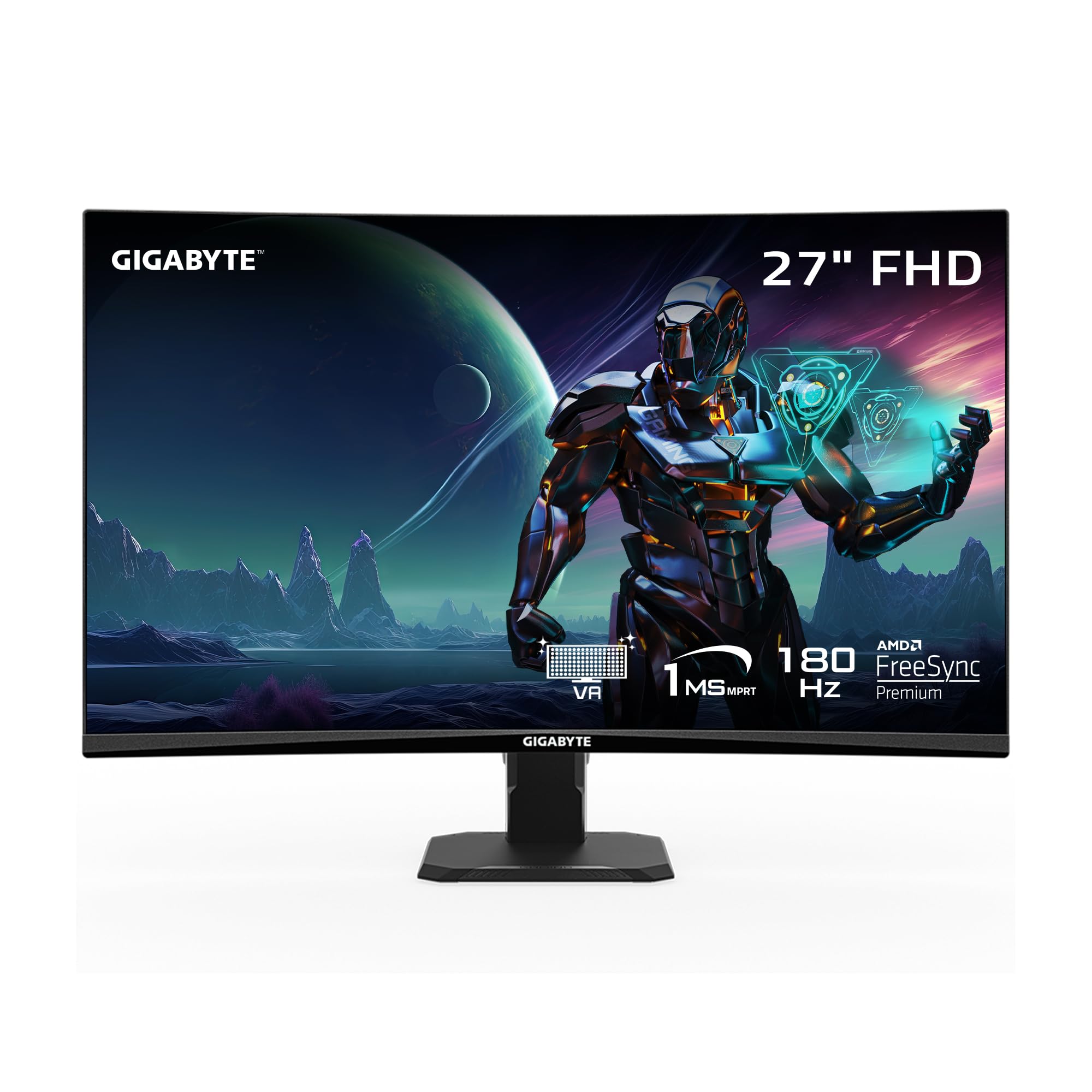 Monitor Gigabyte 27" GS27FC Gaming, Full HD Curvo | 180Hz 1ms