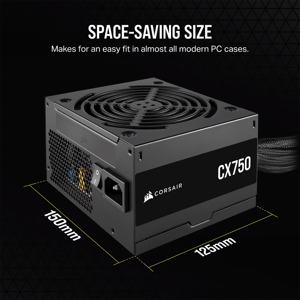 Fuente De Poder Corsair CX750 750W 80 PLUS Bronze