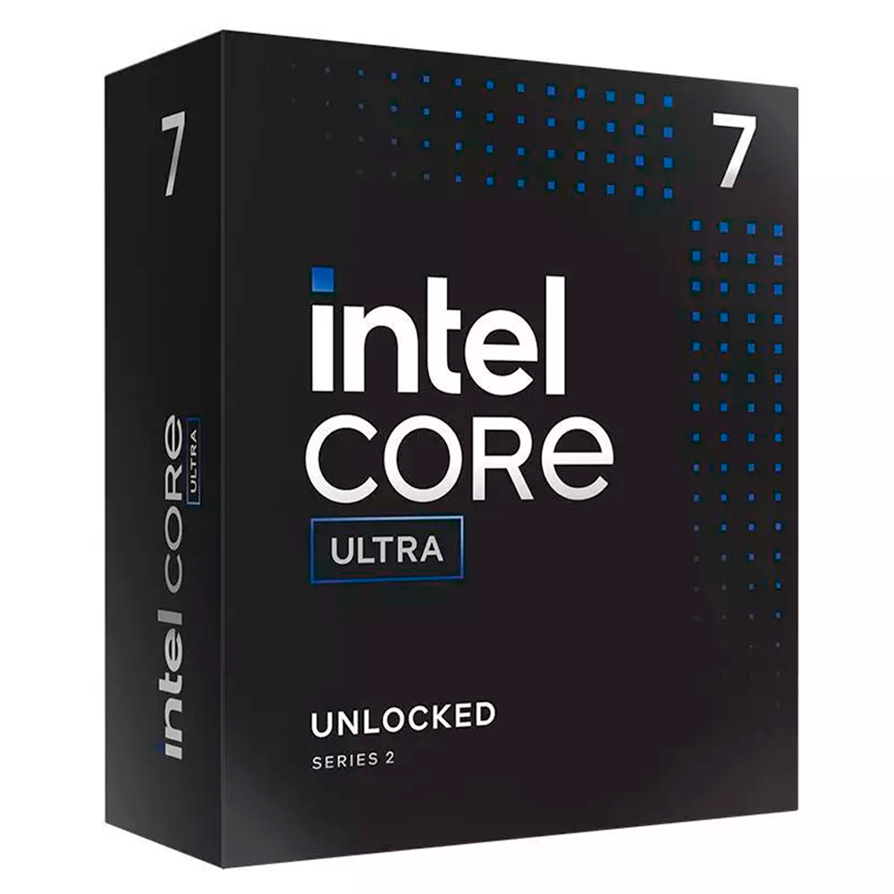 Procesador Intel Core ULTRA 7 265KF Sin Graficos Integrados- LGA 1851- 5.50GHz- 20 Nucleos- No Incluye Disipador