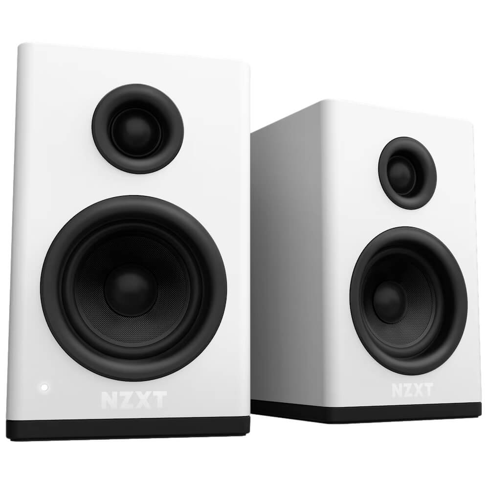 Bocina NZXT Relay- Al?mbrico- 80W RMS- 3.5mm- Blanco
