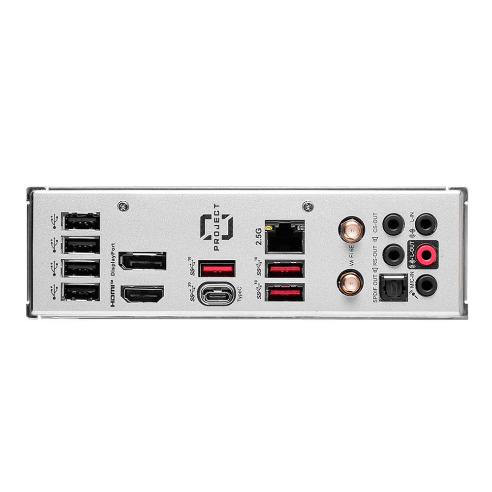 Tarjeta Madre MSI B760M Project Zero - LGA 1700 - Micro ATX - Compatible con DDR5