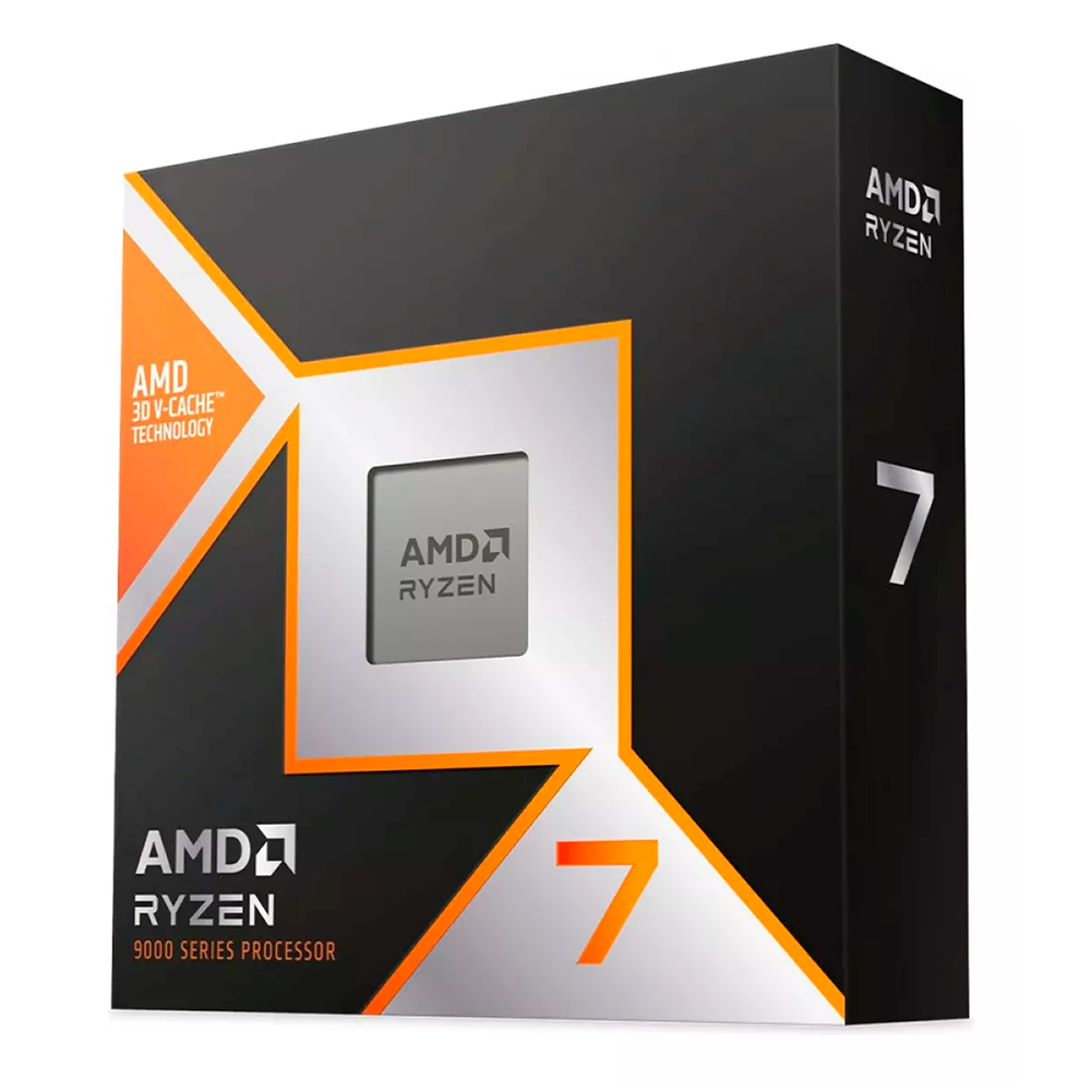 Procesador AMD RYZEN 7 9800X3D con AMD Radeon Graphics- S-AM5- 5.20GHz- 8 Nucleos- No Incluye Disipador