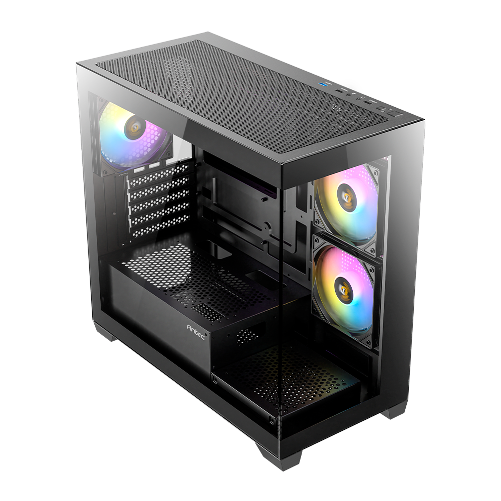 Gabinete Antec CX300M ARGB - Micro ATX - Incluye 3 Ventiladores - Negro