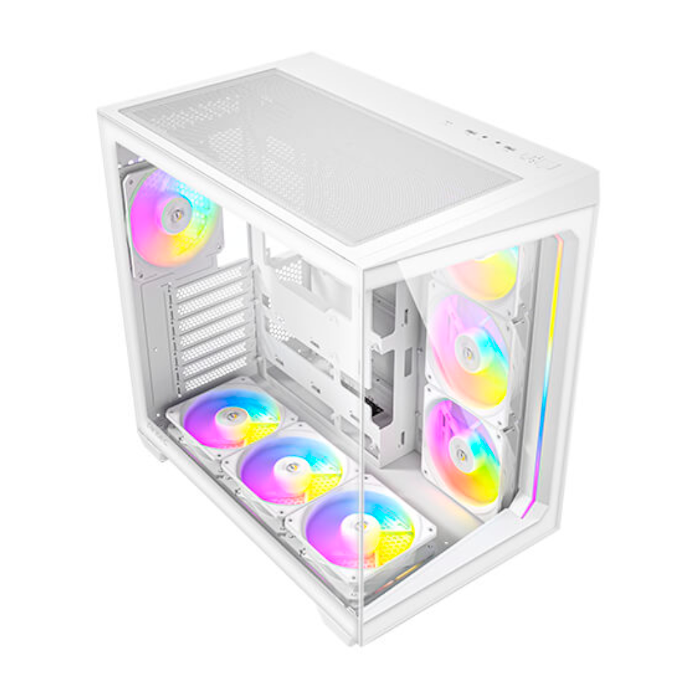 Gabinete Antec Constellation C5 ARGB ATX Incluye 7 Ventiladores Blanco