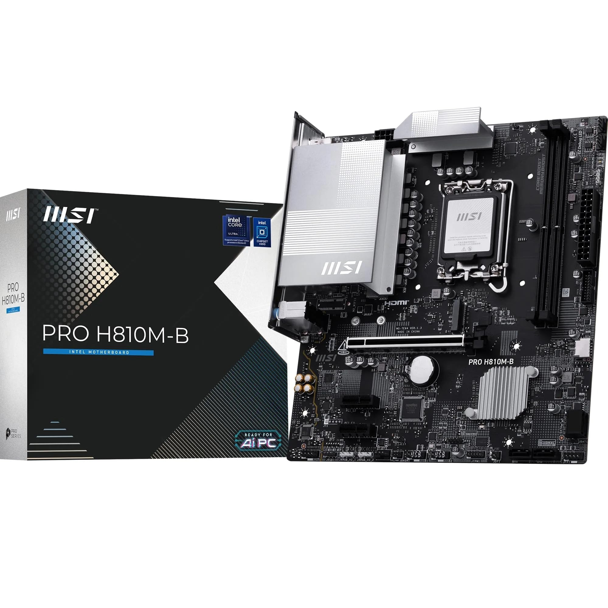 Tarjeta Madre MSI PRO H810M-B Socket 1851