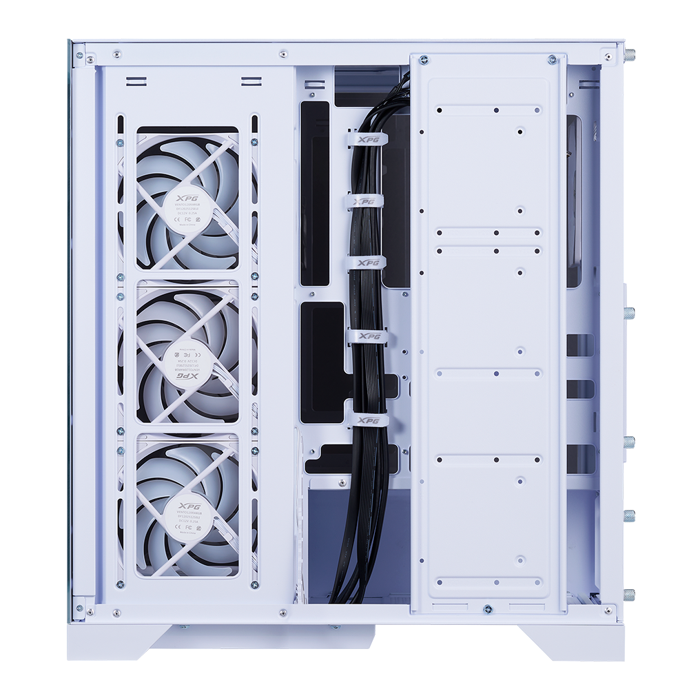 Gabinete ADATA XPG Inavader X BTF ATX | 5 Ventiladores incluidos, Blanco