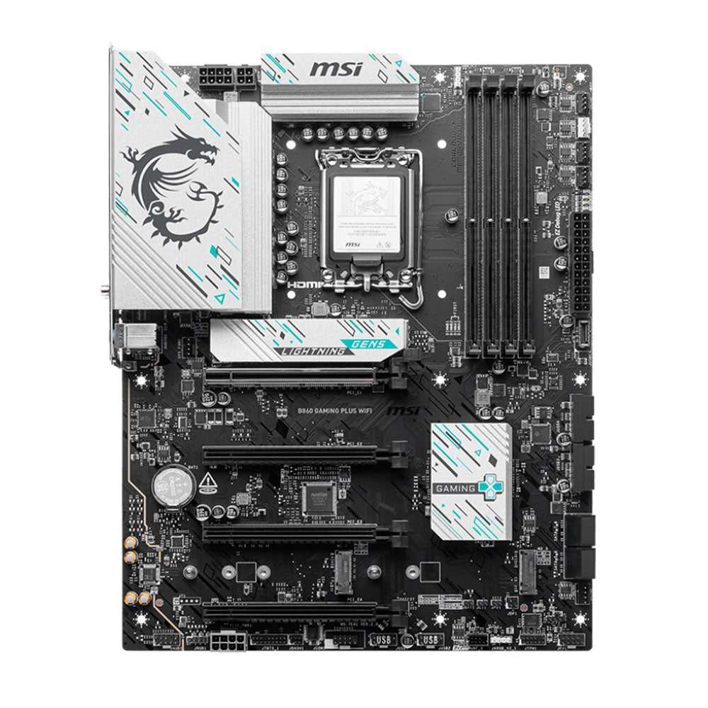 Tarjeta Madre MSI B860 GAMING PLUS WIFI - LGA 1851 - ATX - Compatible con DDR5