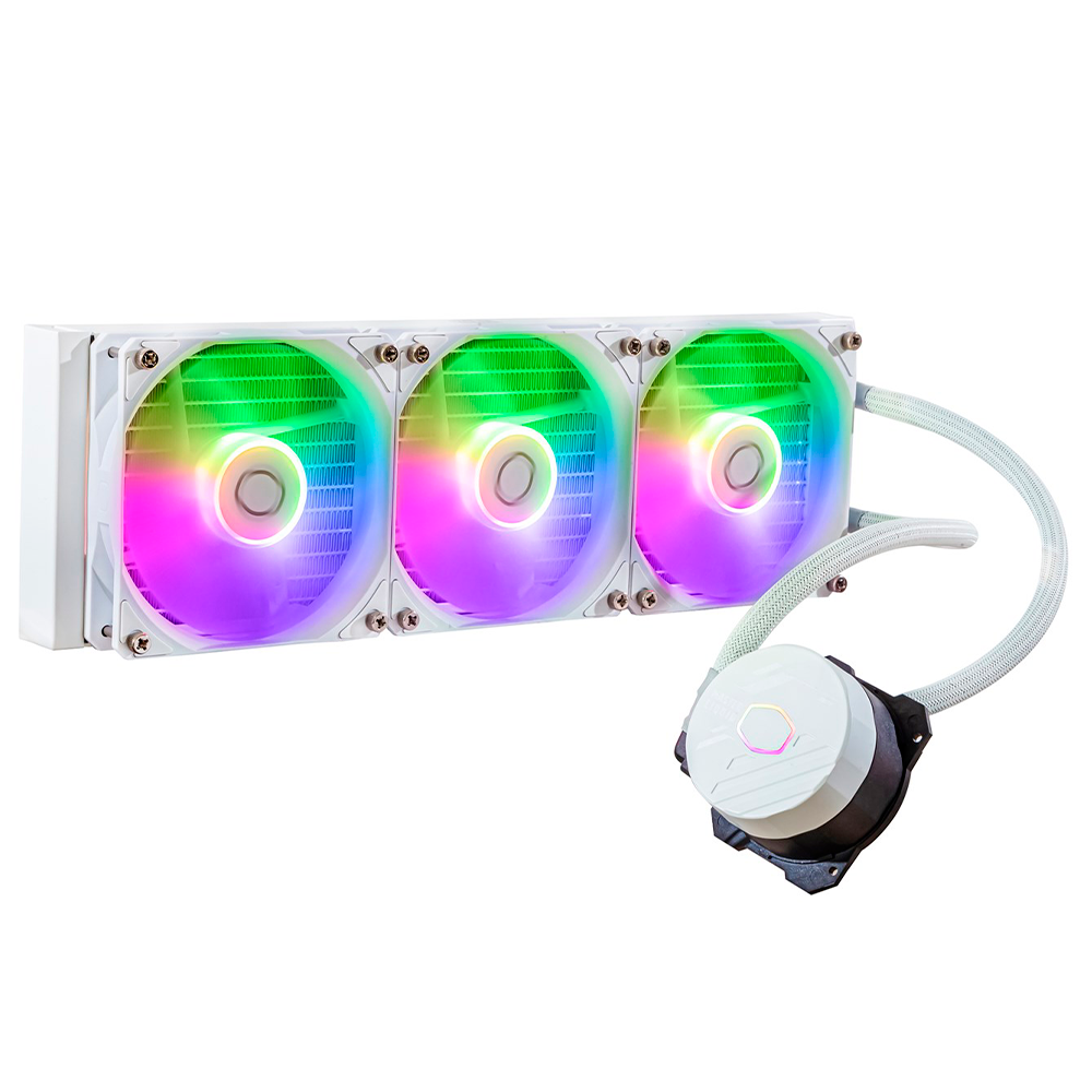 Enfriamiento Liquido Cooler Master MasterLiquid 360L Core V2 360mm ARGB - Blanco