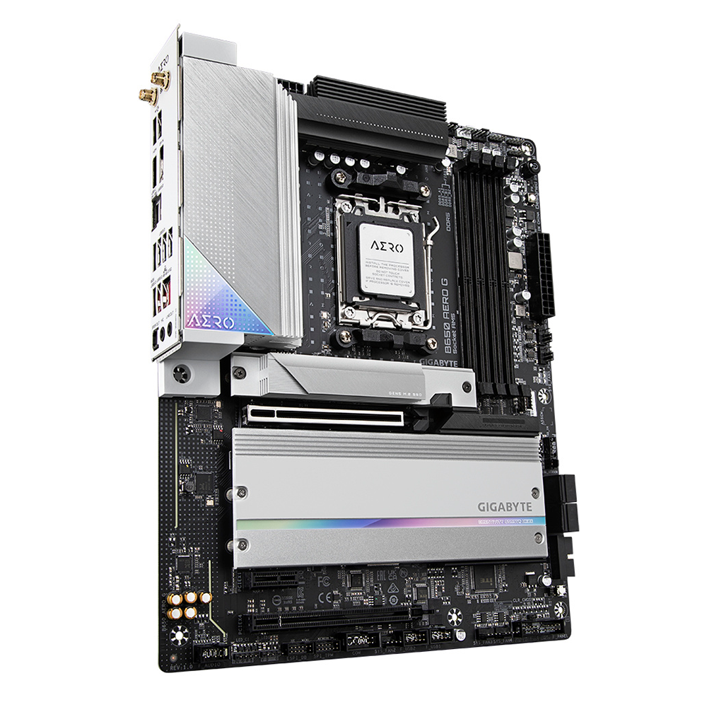 Tarjeta Madre GIGABYTE B650 AERO G - AM5 - ATX - Compatible Con DDR5