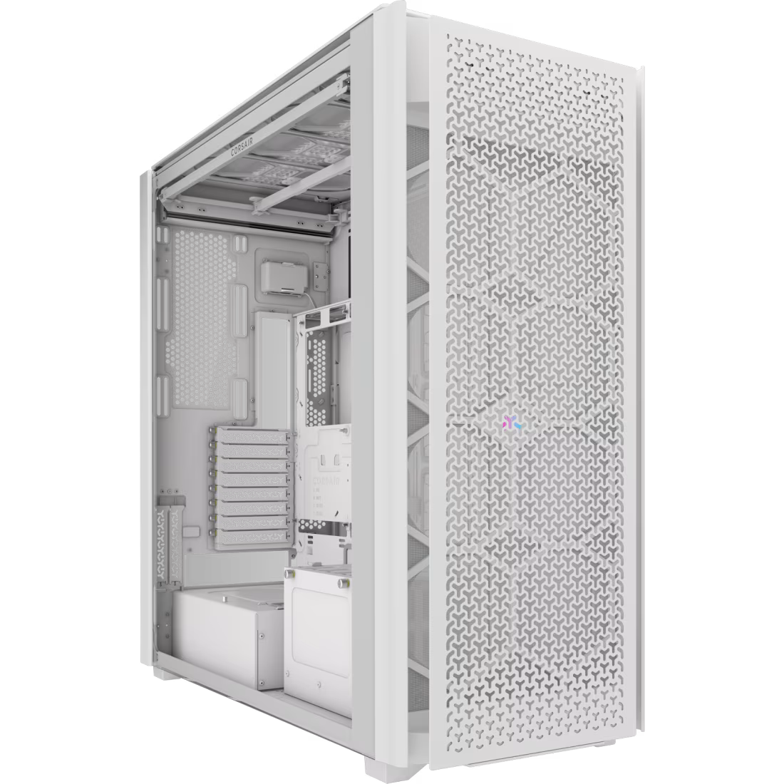 Gabinete Corsair 9000D RGB Airflow - ATX - Blanco