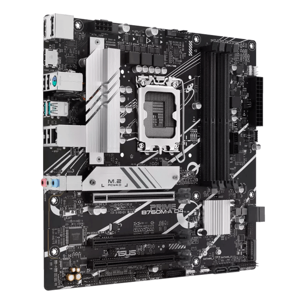 Tarjeta Madre ASUS PRIME B760M-A D4 - LGA 1700 - Micro ATX - Compatible con DDR4