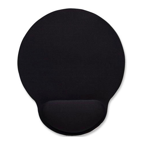 Mousepad Manhattan Ergonómico Con Descansa Muñecas De Gel Negro