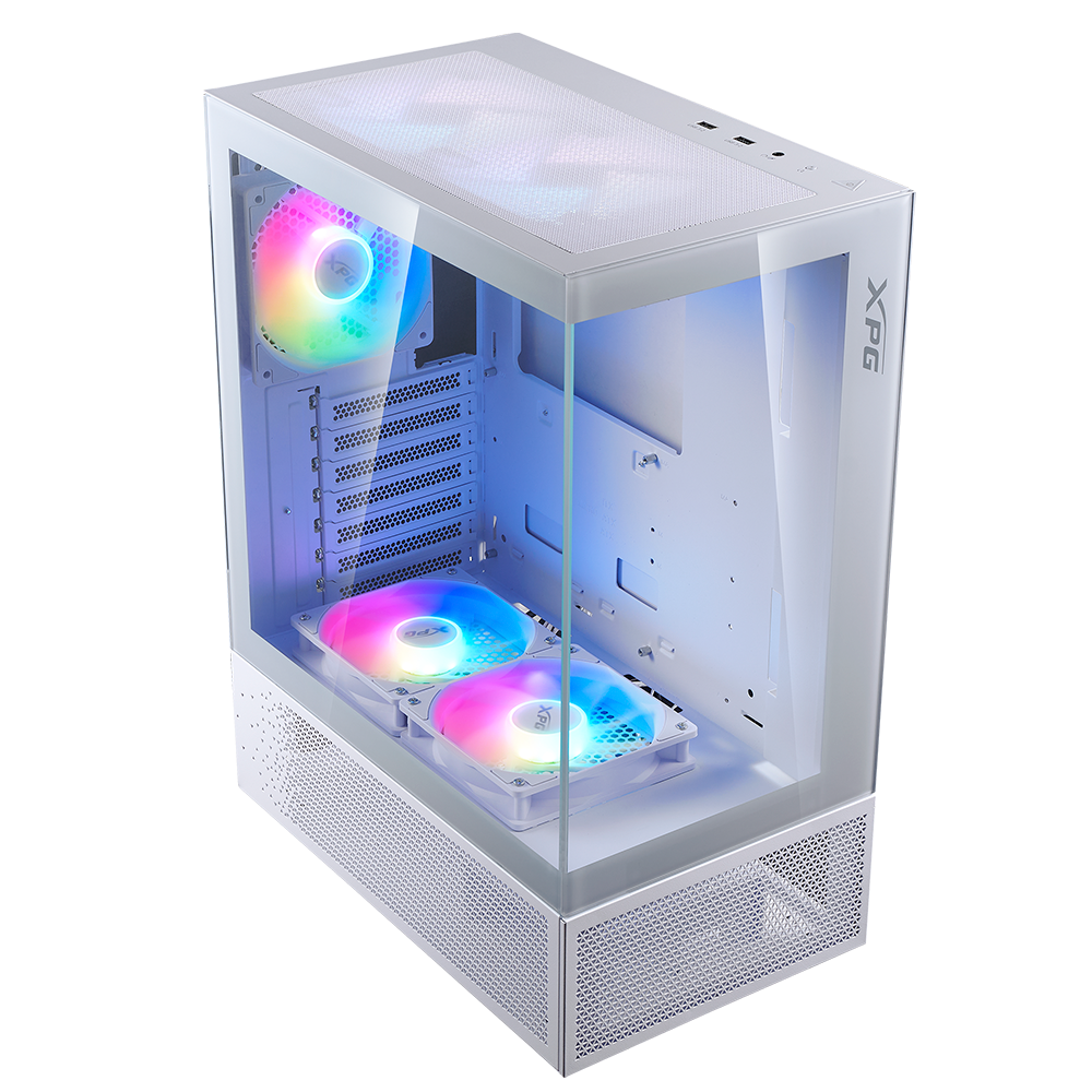 Gabinete ADATA XPG Invader X Mini | ATX | Incluye 5 Ventiladores, Blanco