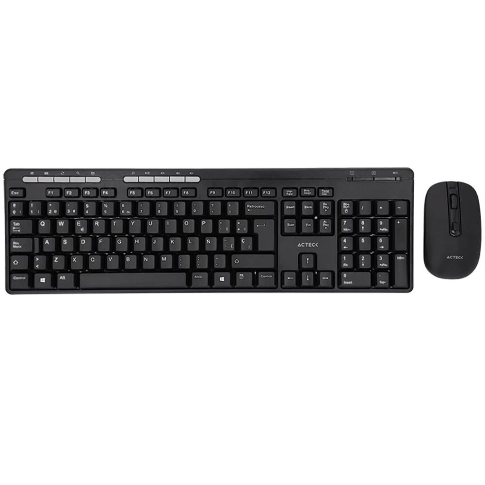 Kit Teclado Y Mouse Acteck Creator MK450 | Inalámbrico | Negro