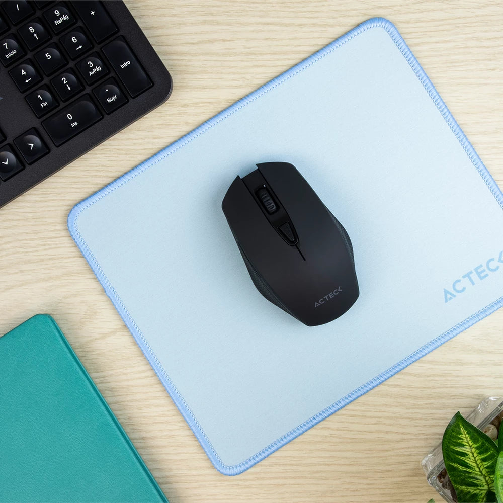 Mouse Pad Acteck Vibe Flow MT430 | Antideslizante | Azul Claro