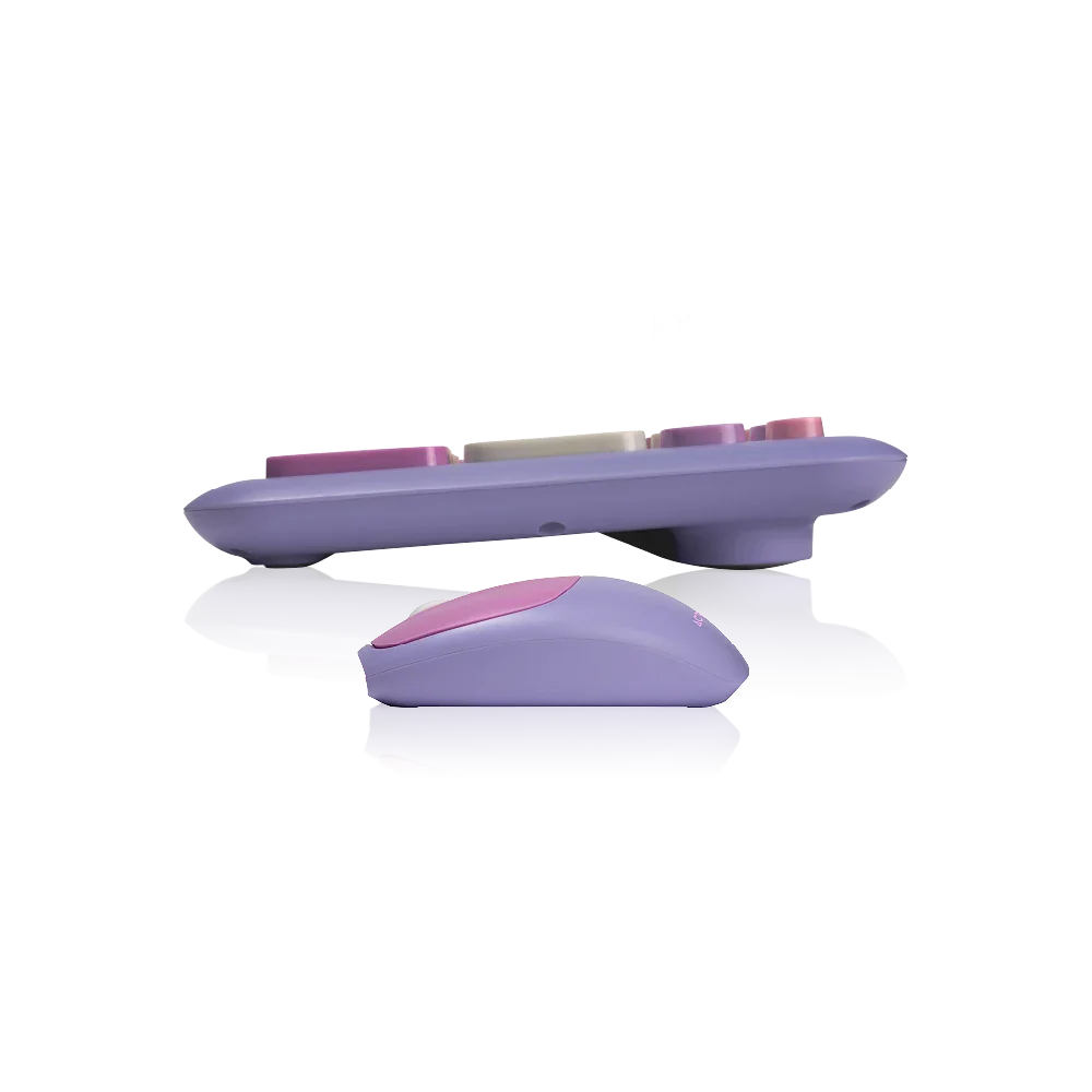 Kit Teclado Y Mouse Acteck Creator Chic MK475 | Inalámbrico | Morado