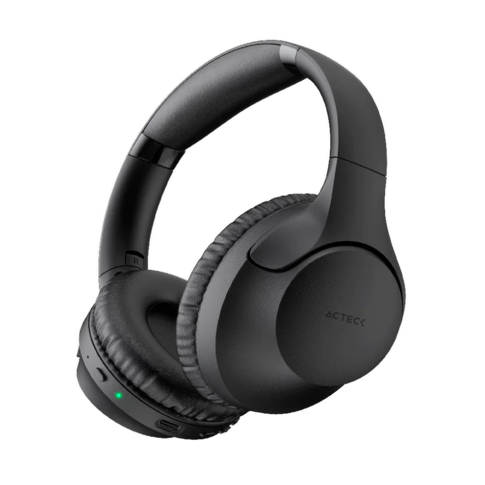 Audífonos Acteck Inalámbricos Zion Plus HP645, Negro.
