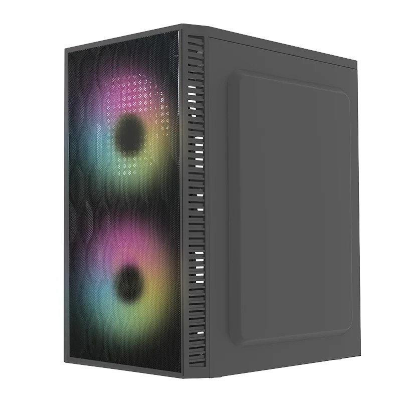 Gabinete Acteck Fuji GC470 | Micro ATX | Fuente 500W | Negro