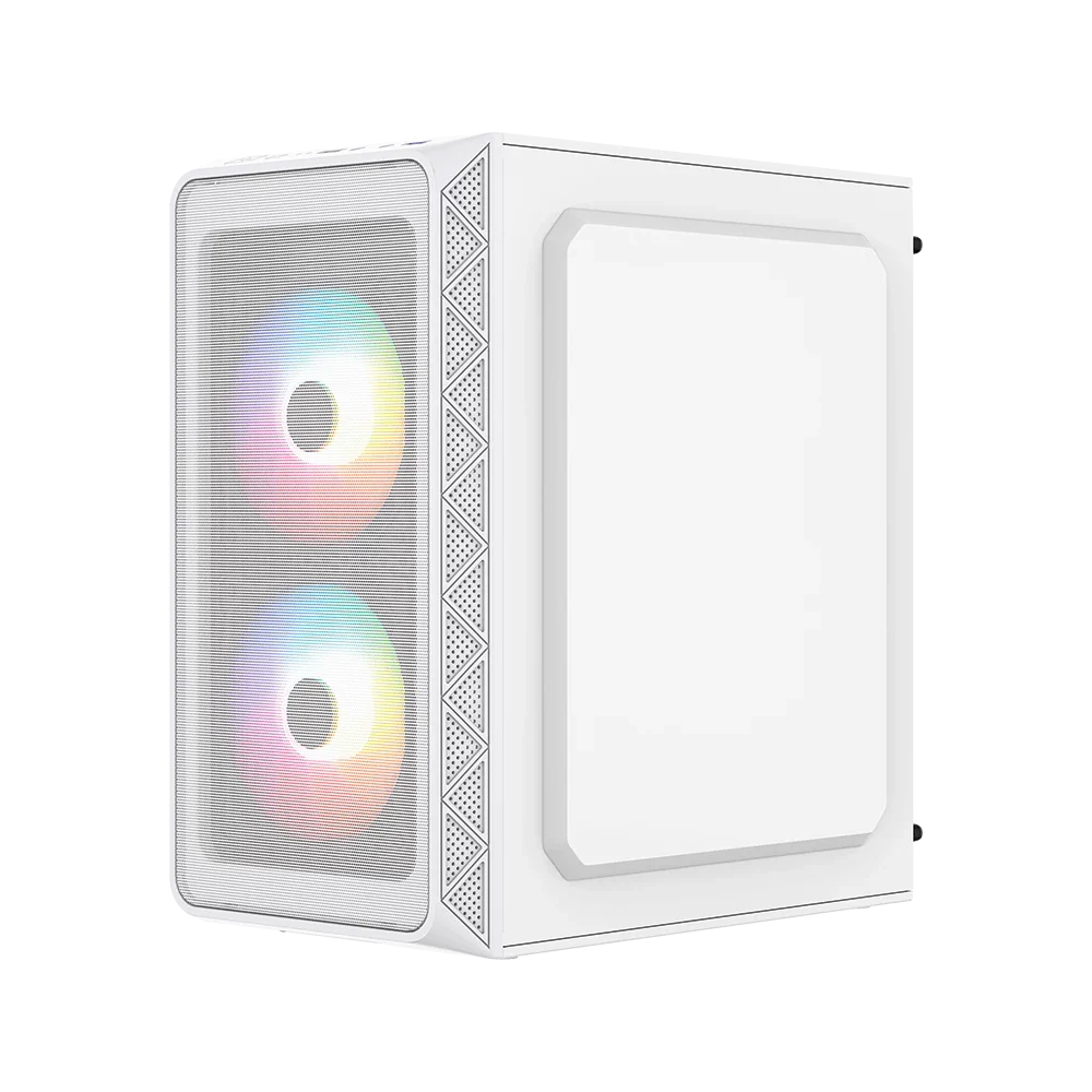 Gabinete Acteck Doom Pro Mesh GI730M - Micro ATX - Blanco