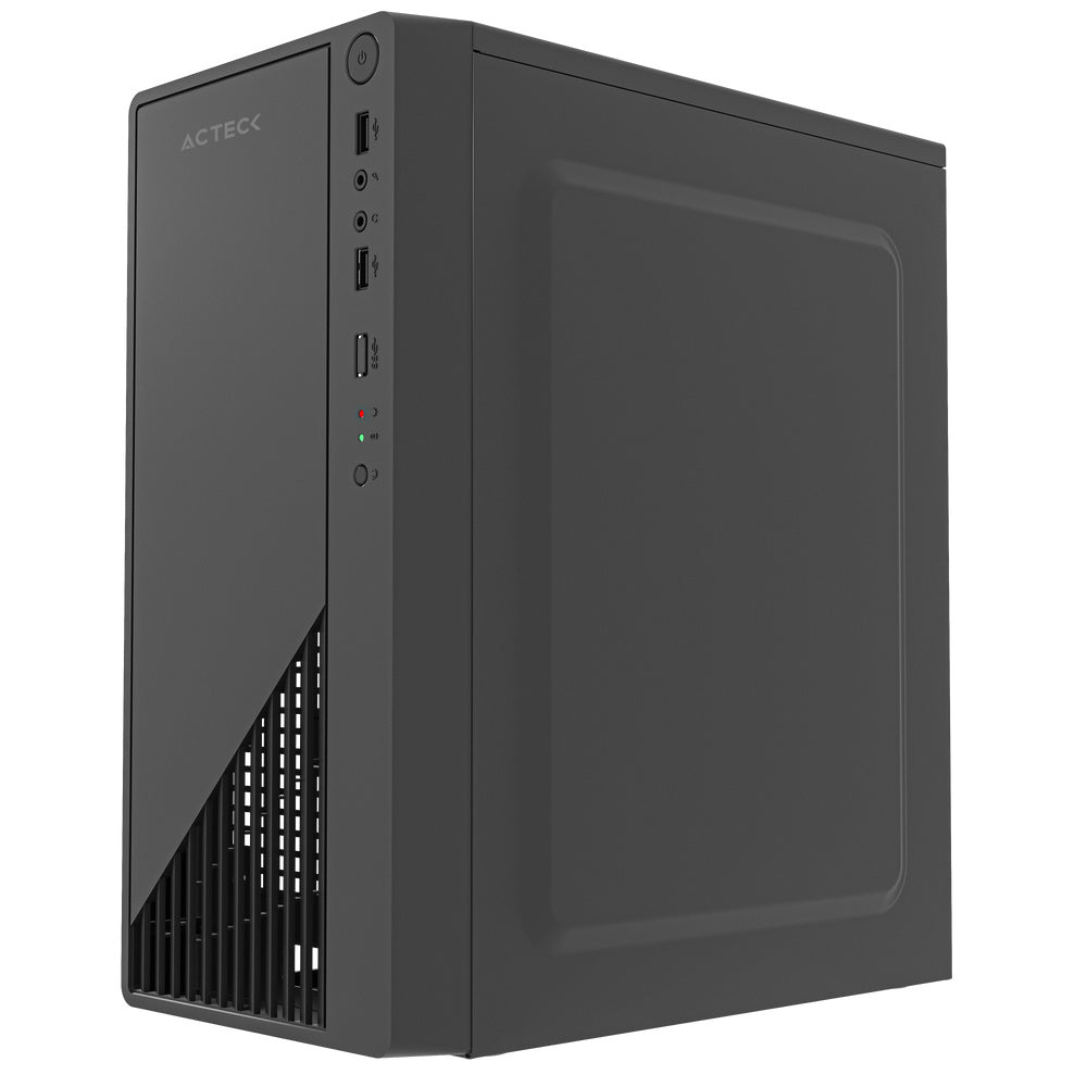 Gabinete Acteck Kioto Gc220F, Micro Atx, Incluye Fuente 500W, Negro