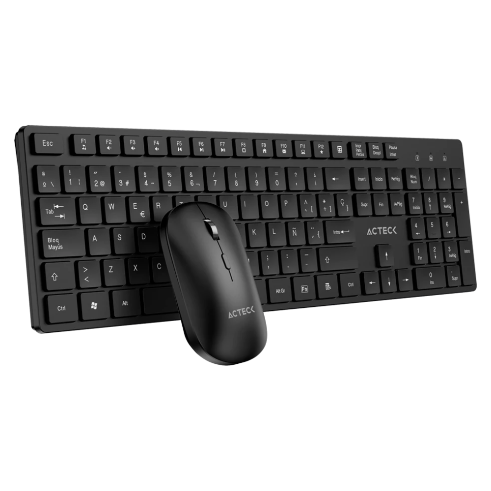 Kit de Teclado Y Mouse Inalámbrico Acteck Creator Vantage Aero MK555.