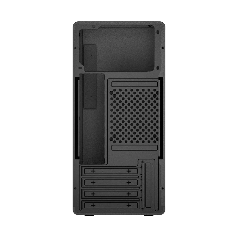 Gabinete Acteck Minitorre Apex Gi205F Metalico Negro | Incluye Fuente de 500W