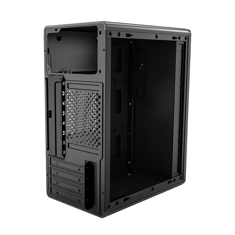 Gabinete Acteck Minitorre Apex Gi205F Metalico Negro | Incluye Fuente de 500W