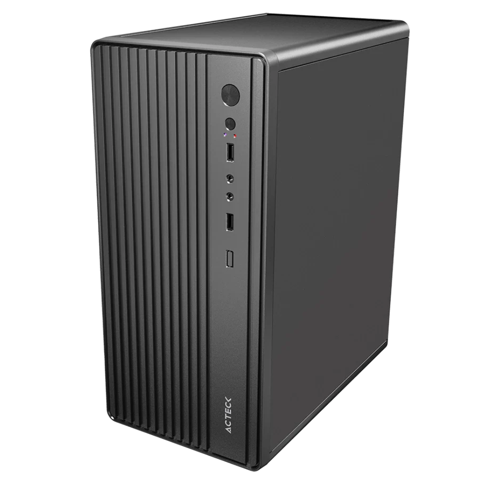 Gabinete Acteck MINI III GI210M, Micro-ATX/Mini-ITX, USB 2.0, Incluye Fuente de poder 500W, Negro