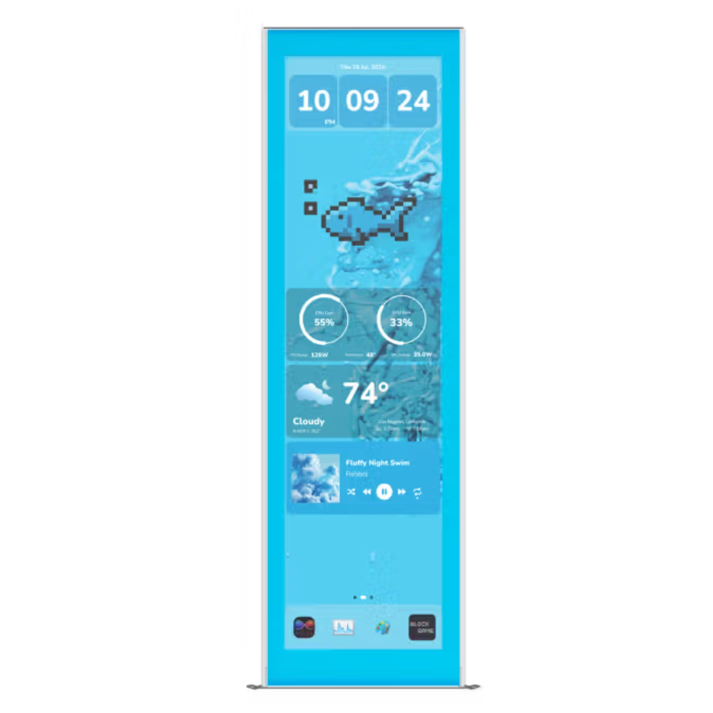 Pantalla Tactil LCD Hyte Y70 Touch Infinity Display Upgrade, Azul