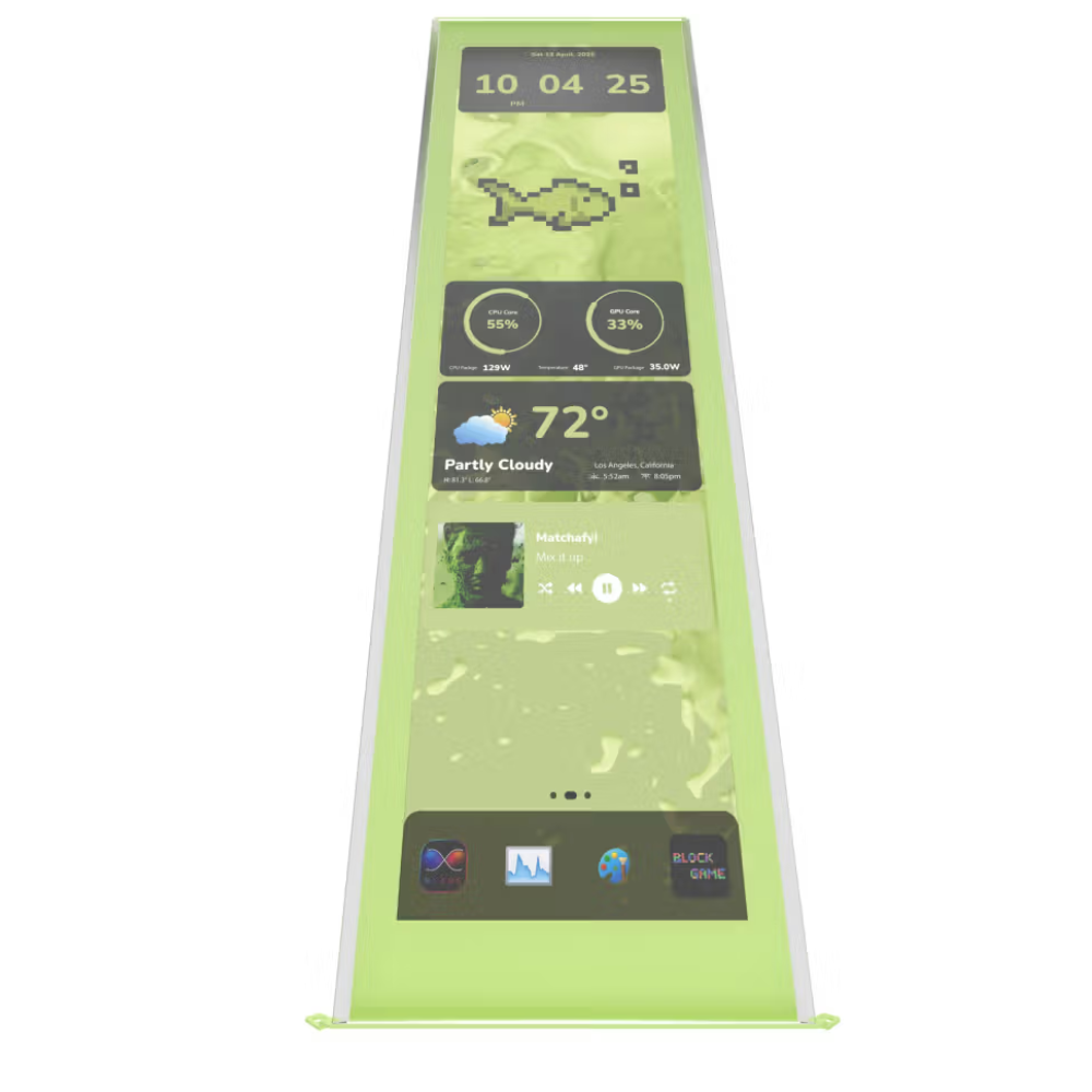 Pantalla Táctil LCD Hyte Y70 Touch Infinity Display Upgrade, Verde