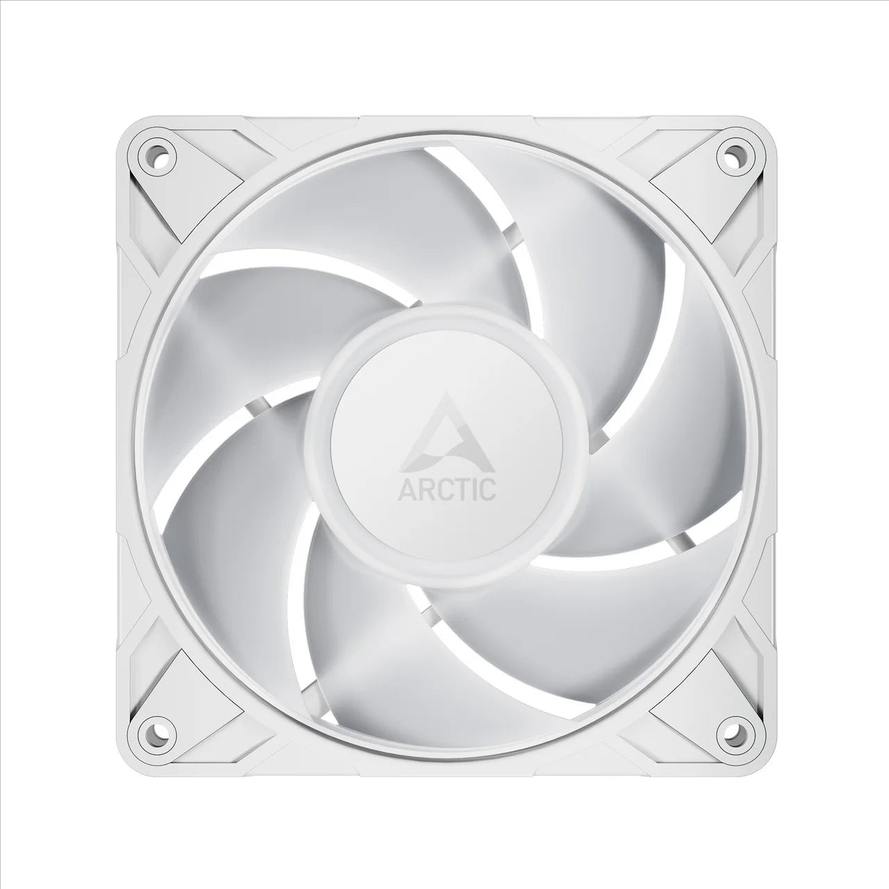Kit de 3 ventiladores Arctic P12 Pro A-Rgb, Blanco.