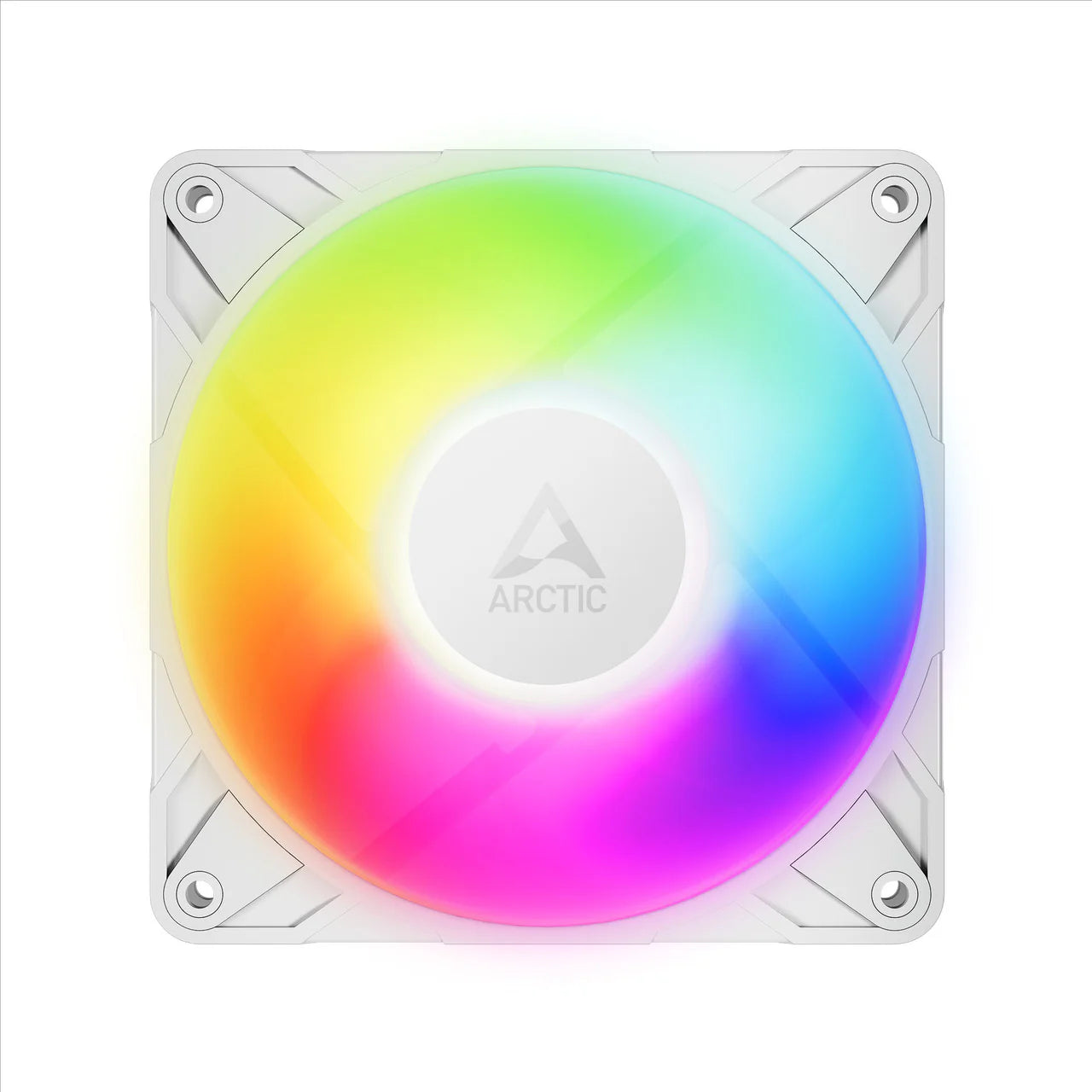 Kit de 3 ventiladores Arctic P12 Pro A-Rgb, Blanco.