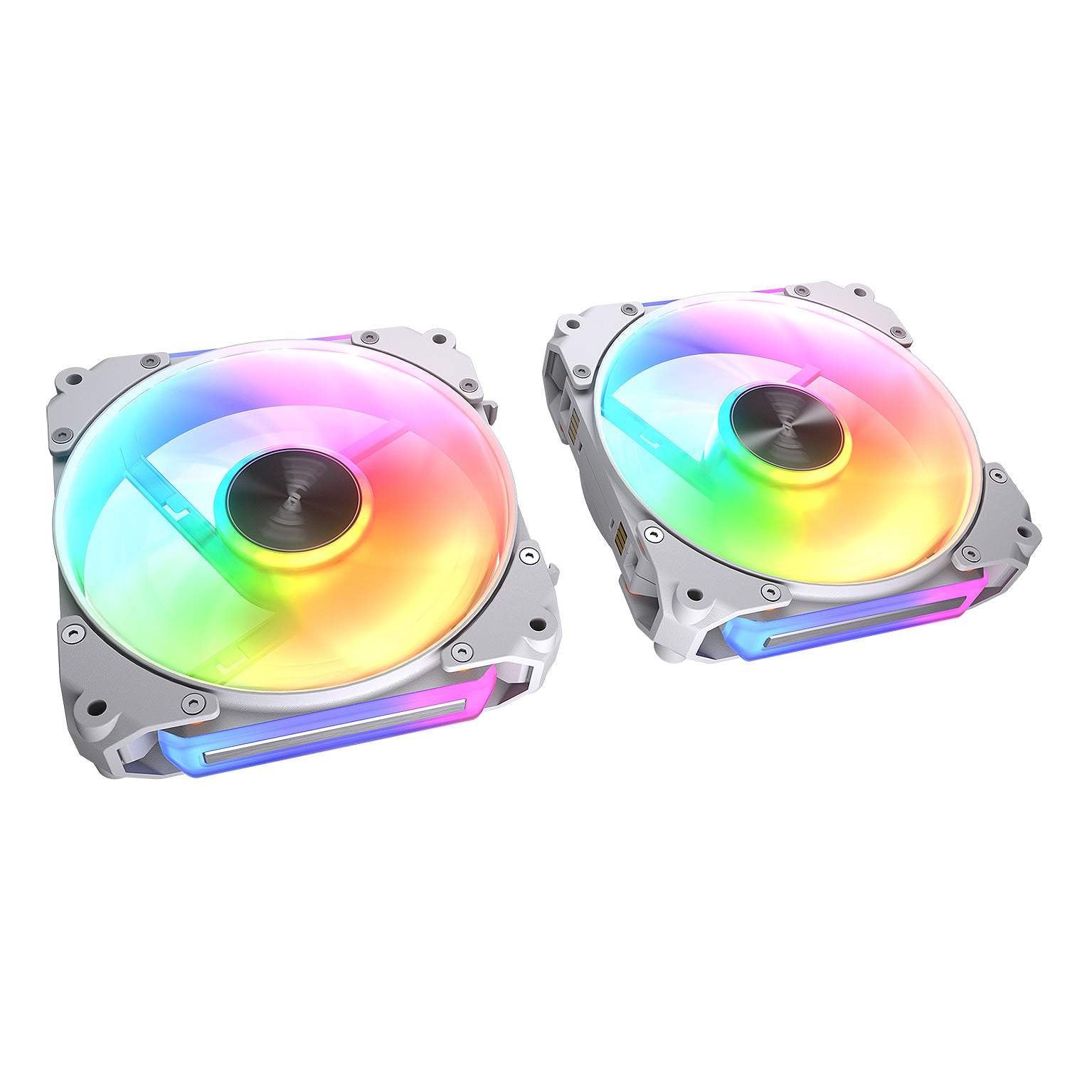 Kit De Ventiladores Cougar Apolar 120 ARGB - Blanco