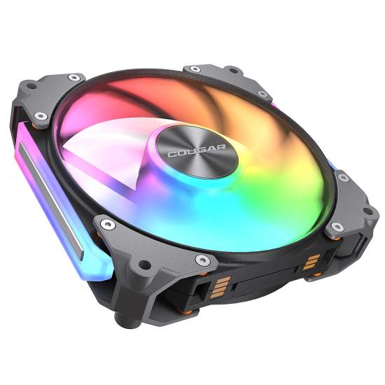 Kit De Ventiladores Cougar Apolar 120 RGB - Negro