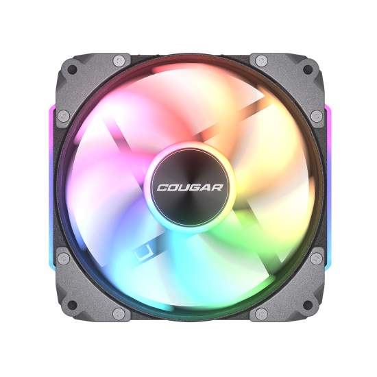 Kit De Ventiladores Cougar Apolar 120 RGB - Negro
