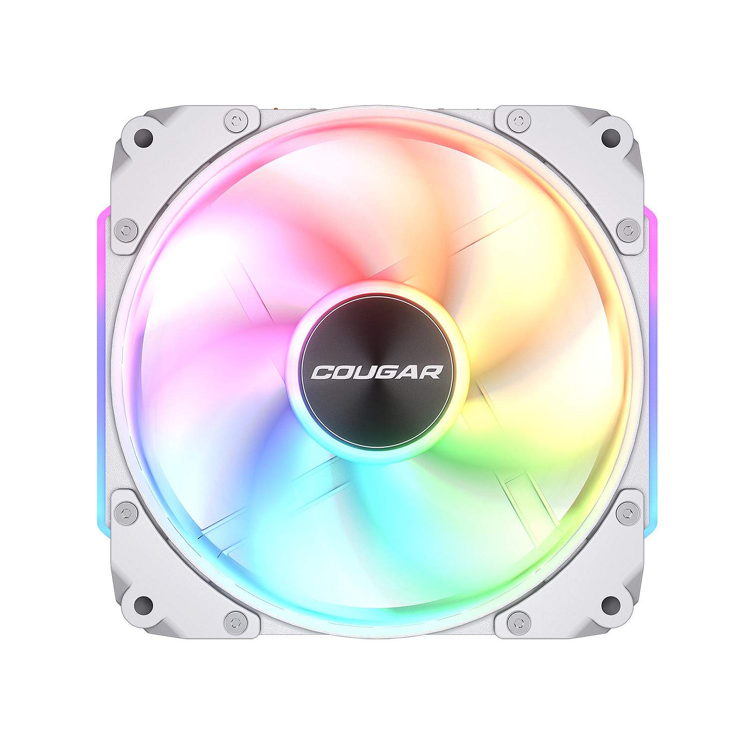 Kit De Ventiladores Cougar Apolar 120 ARGB - Blanco
