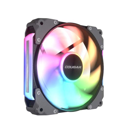 Kit De Ventiladores Cougar Apolar 120 RGB - Negro