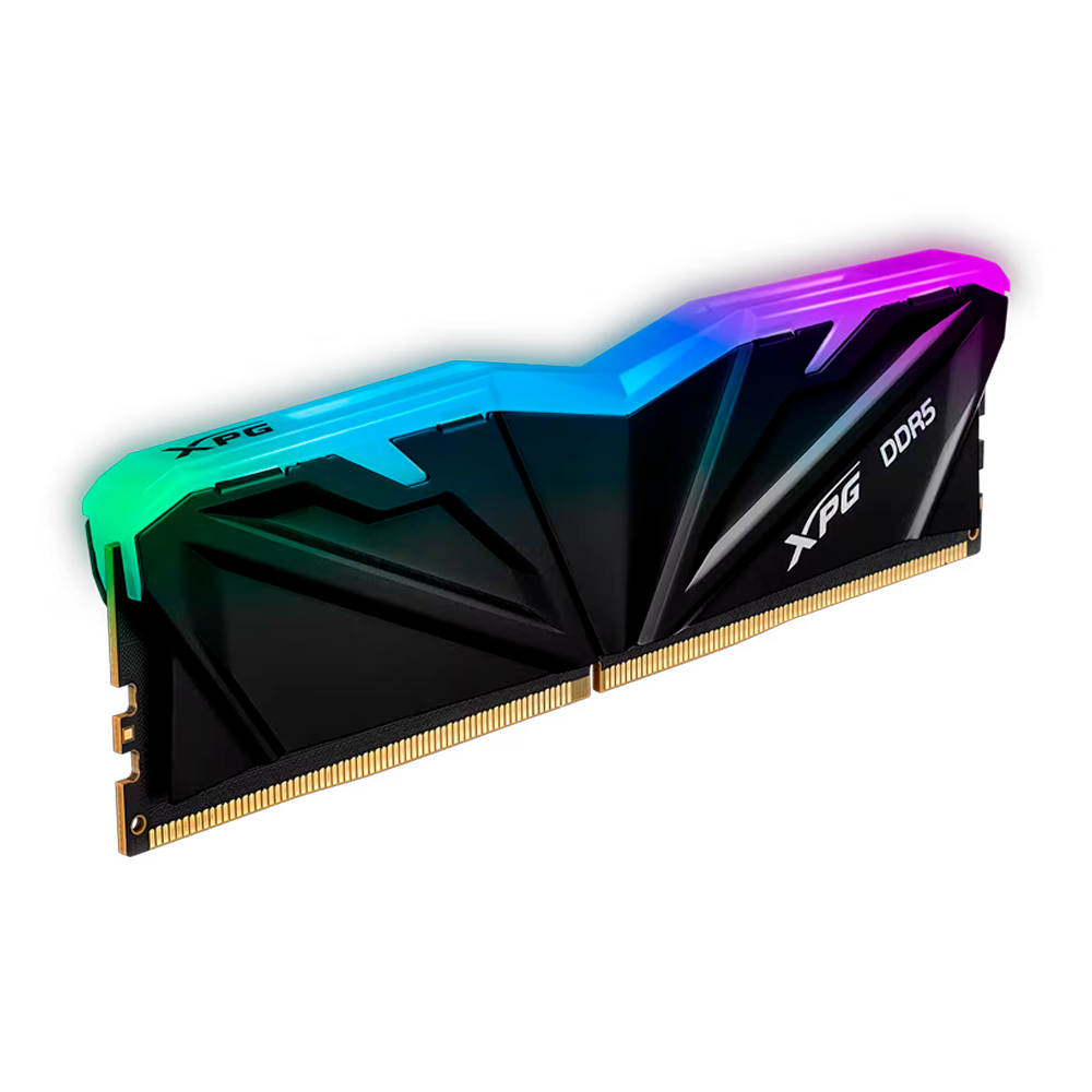 Memoria RAM XPG DDR5 Armax RGB, 16GB, 5600mts. Negro.