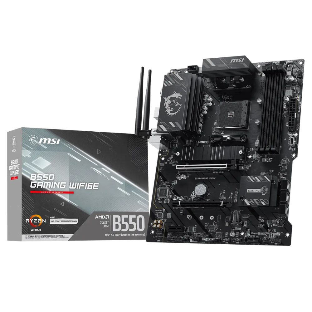 Tarjeta Madre MSI B550 Gaming Wifi6e, Socket AM4.