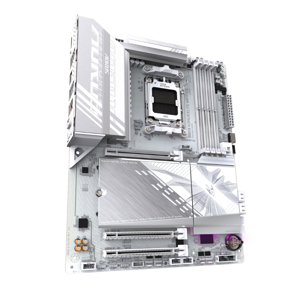 Tarjeta Madre Gigabyte B850 A Elite Wf7 Ice, Socket Am5, 5200Mhz, WIFI, ATX