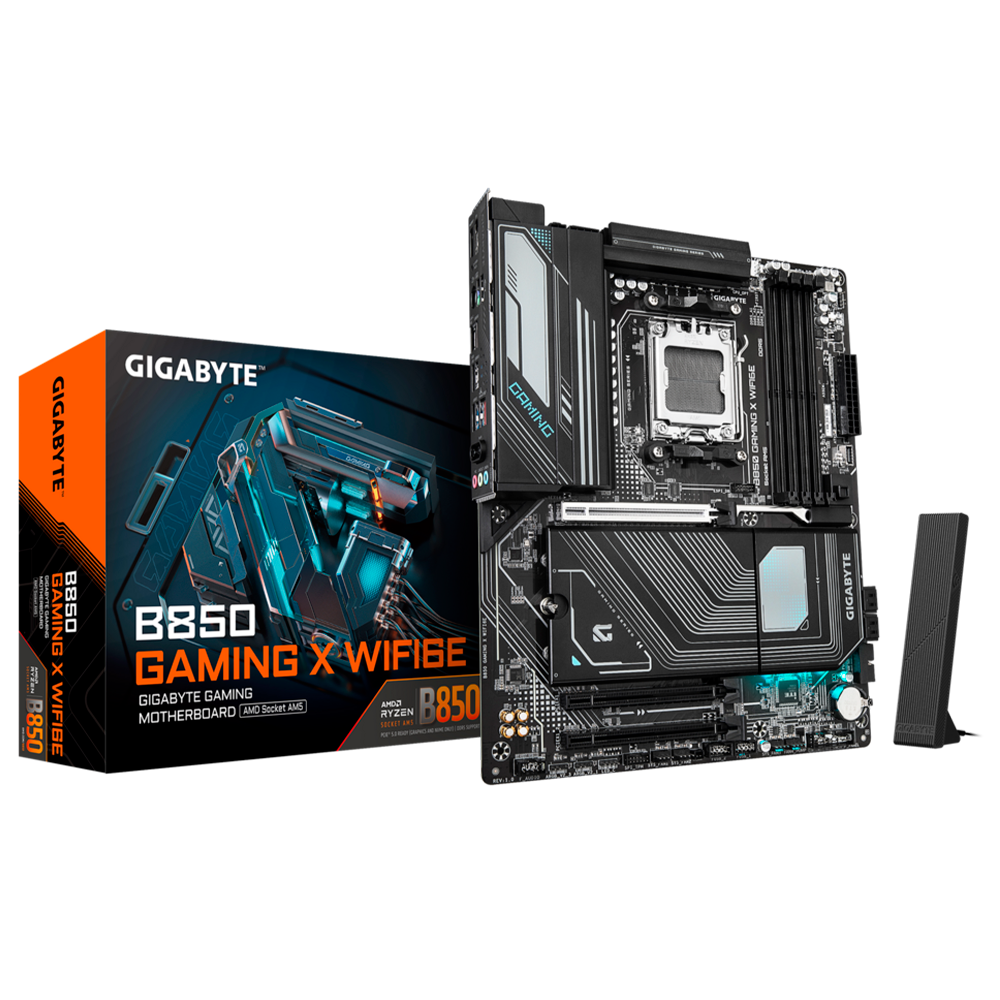 Tarjeta Madre Gigabyte B850 Gaming X Wifi6E, Socket AM5, 5200MHz, HDMI, ATX