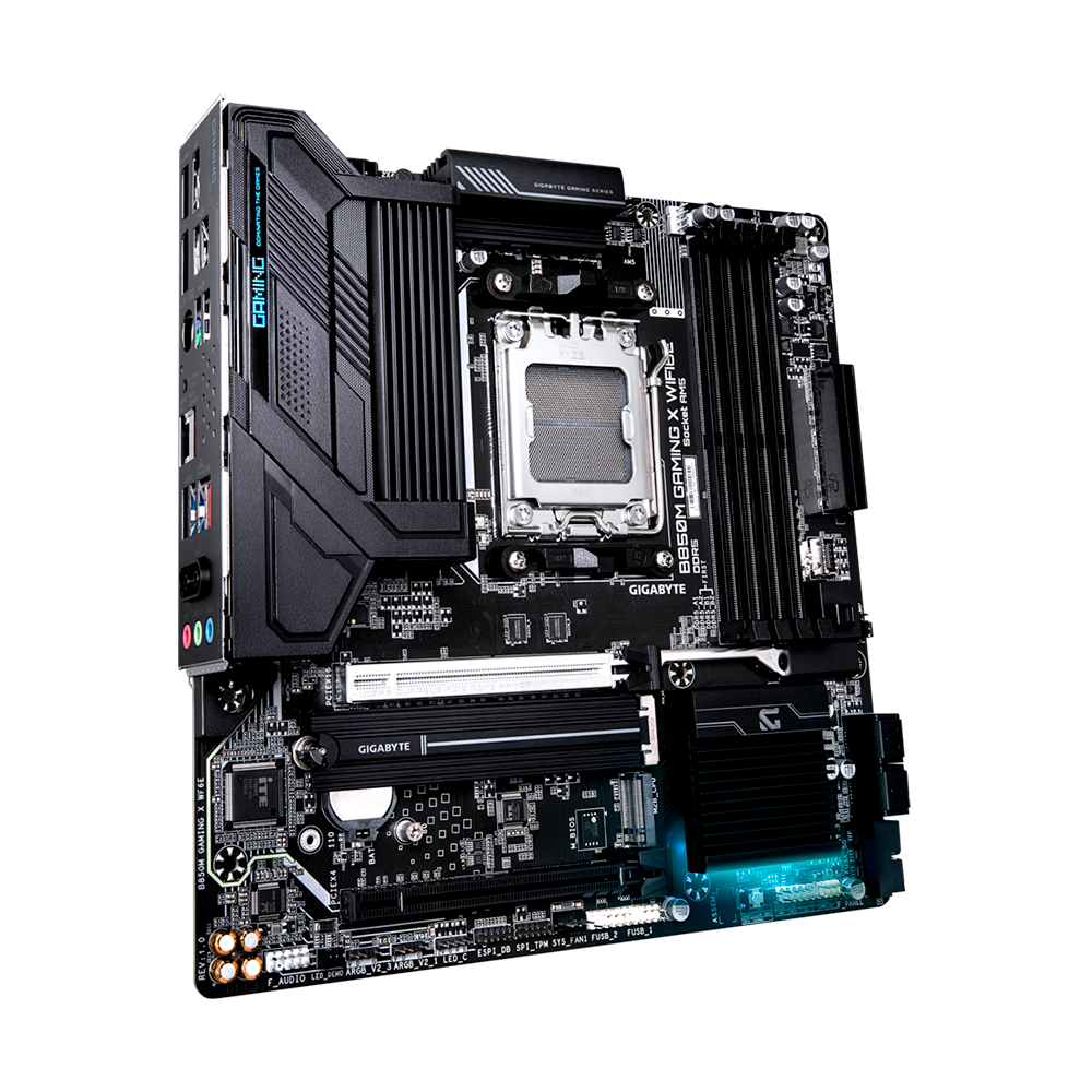 Tarjeta Madre Gigabyte B850M Gaming X WF6E, Socket AM5, 4*DDR5 5200MHz, ATX