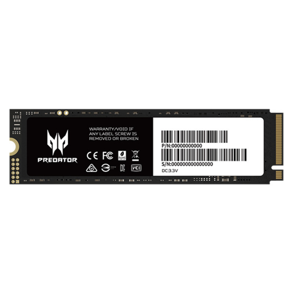 Unidad SSD M.2 Predator 1Tb, Gm7, 7200 Mb/S.