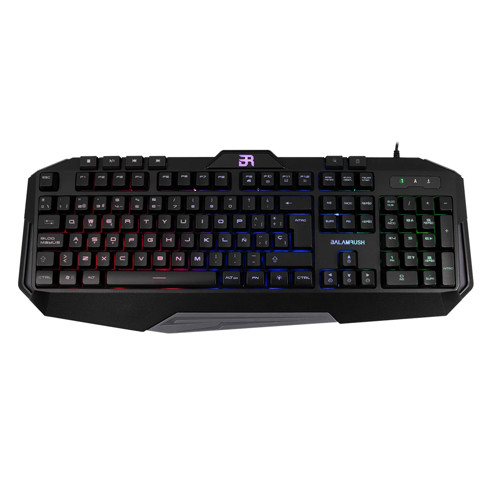 Teclado Alámbrico Membrana | Gunfire KG330 | Negro