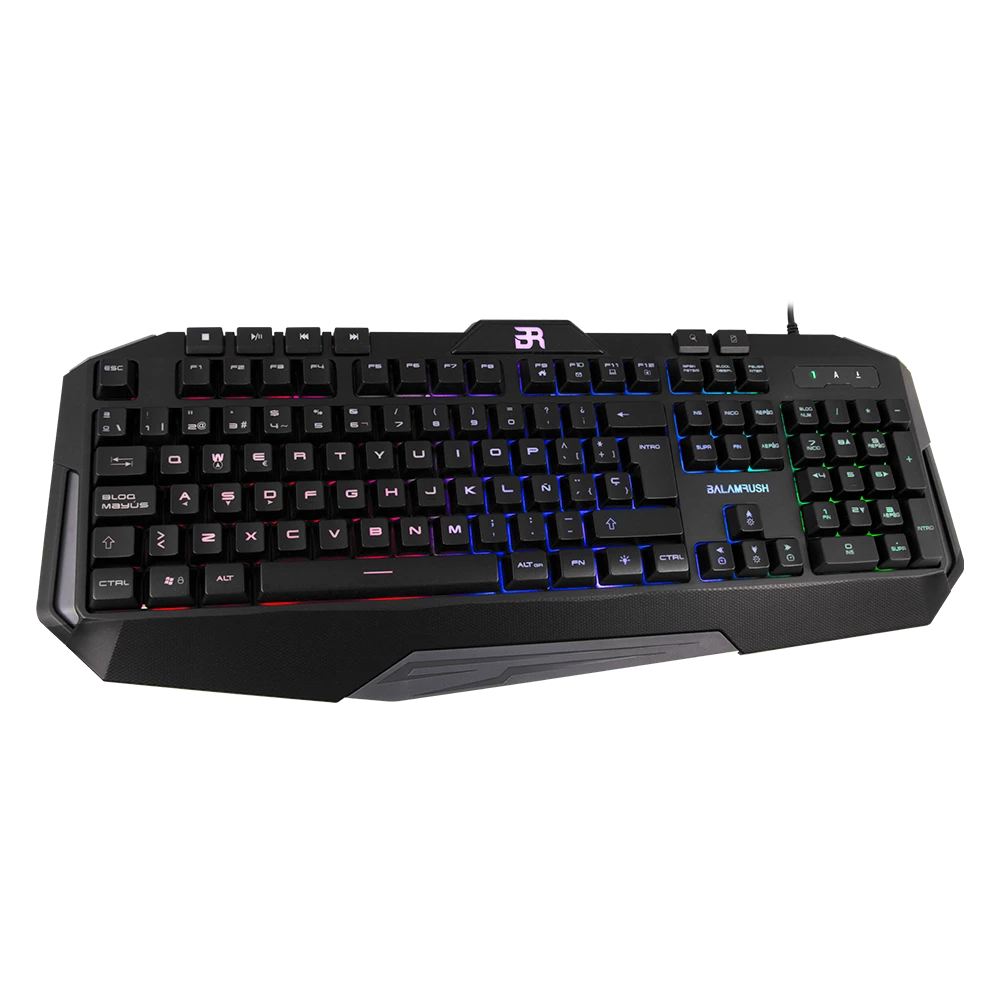 Teclado Alámbrico Membrana | Gunfire KG330 | Negro