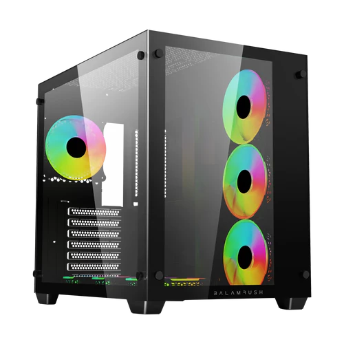 Gabinete Balam Rush Tank Pro GM930 | Micro ATX | Negro