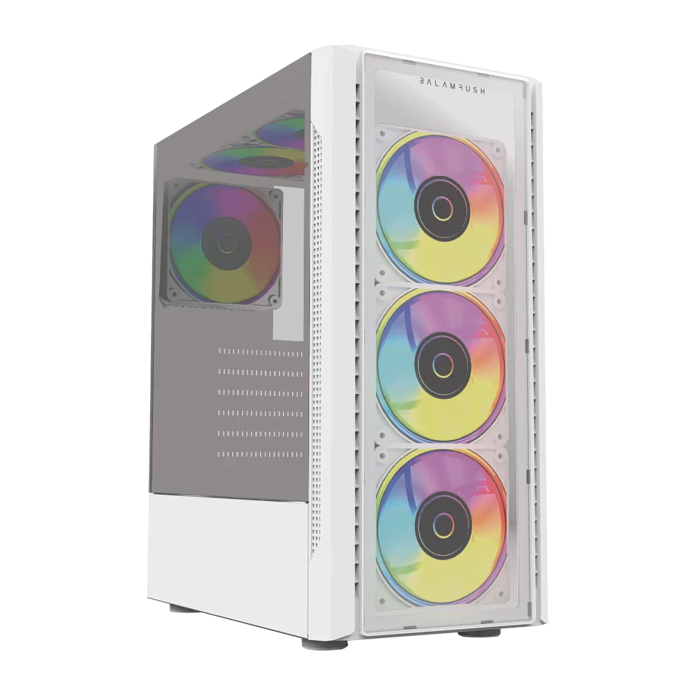 Gabinete Balam Rush Dragonfly II Crystal GM745- ATX- Blanco