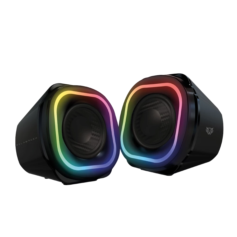 Bocinas Balam Rush Glimer Quad BG555, Negro